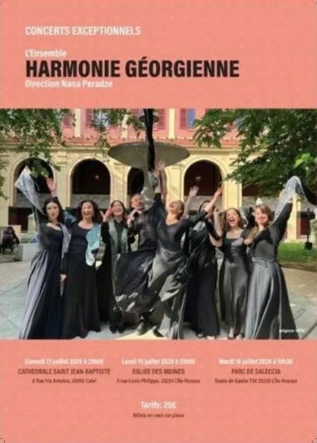 Ensemble Harmonie Géorgienne - Parc de Saleccia